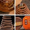 Osmanthus Jasmine and Sandalwood Scent Incense Coils Gift Set - 3 Box
