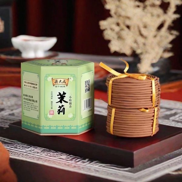 Good Aromatherapy Jasmine Scented Coil Incense Gift Box for Sale