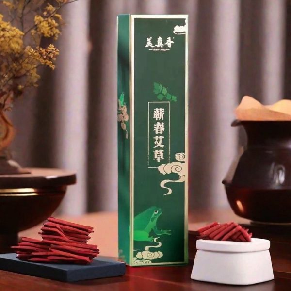 Chinese-Handcrafted-Mugwort-Fragrance-Ceremonial-Stick-of-Incense-for-Home-1-1.jpg Chinese Handcrafted Mugwort Fragrance Ceremonial Stick of Incense for Home
