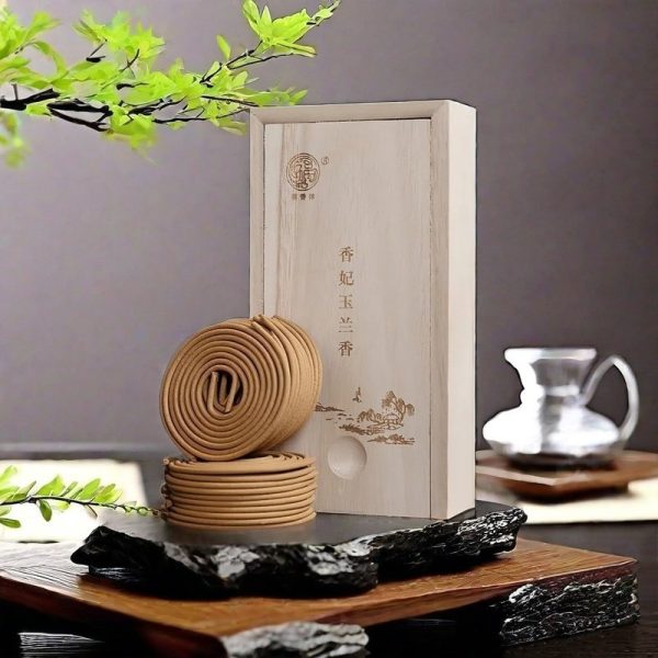 Chinese-Handmade-Natural-Magnolia-Flower-Fragrance-Incense-Coils-1-2.jpg Chinese Handmade Natural Magnolia Flower Fragrance Incense Coils