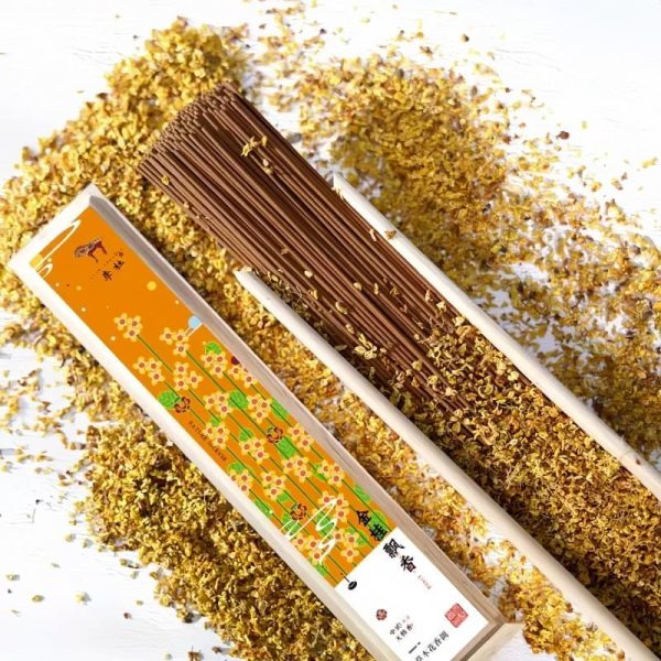Chinese Traditional Natural Osmanthus Aroma Stick of Incense Box
