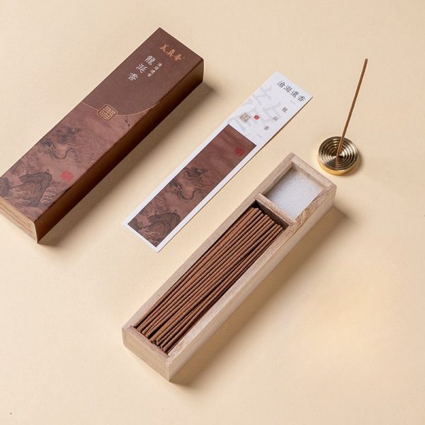 Elegant Traditional Handcrafted Dragons Blood Incense Sticks Portable Box