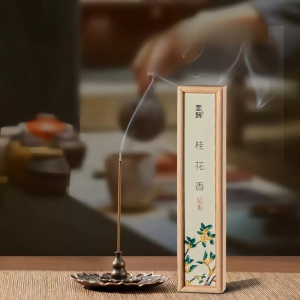 Good Aromatic Nature Osmanthus Incense Sticks Box for Purification