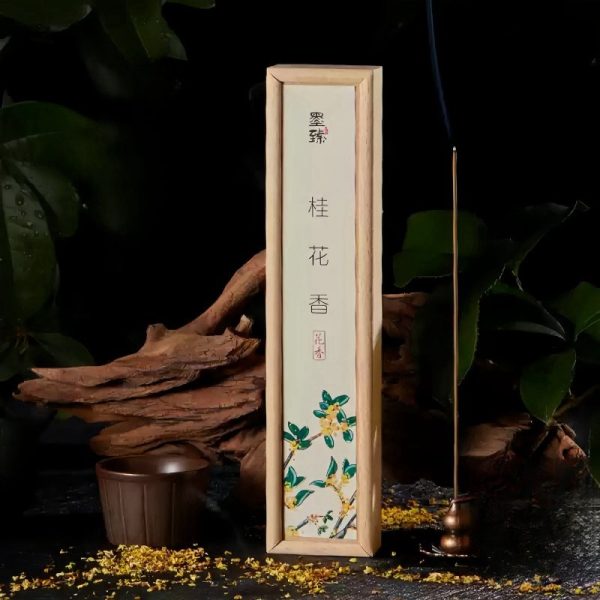 Good Aromatic Nature Osmanthus Incense Sticks Box for Purification