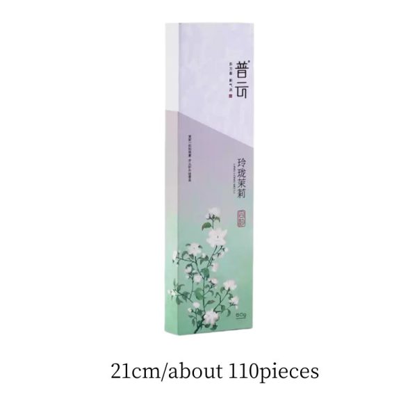 Good Jasmine Floral Fragrance Incense with Sticks Box for Indoor Home