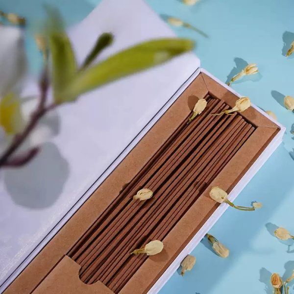 Good Jasmine Floral Fragrance Incense with Sticks Box for Indoor Home