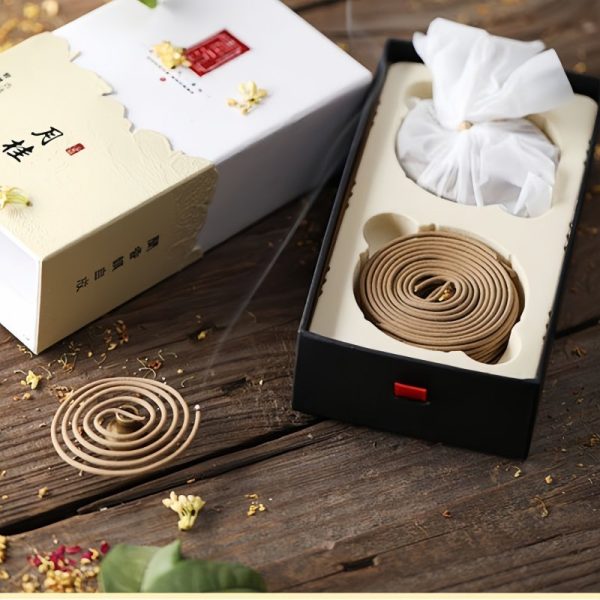 Good Smelling Aromatherapy Osmanthus Burning Incense Coils from China