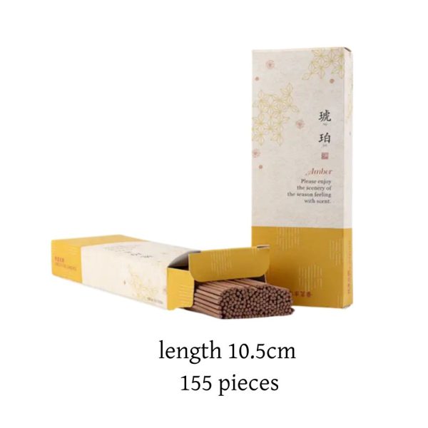 Good Smelling Natural Amber Fragrance Burning Incense Sticks Box