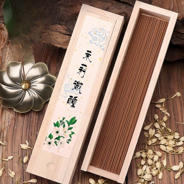 Handcrafted-Natural-Jasmine-Fragrance-Burning-Incense-Sticks-Wooden-Box-1-1.jpg Handcrafted Natural Jasmine Fragrance Burning Incense Sticks Wooden Box