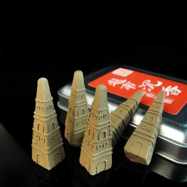 Handmade Vietnam Nha Trang Tower Shaped Agarwood Incense Cones