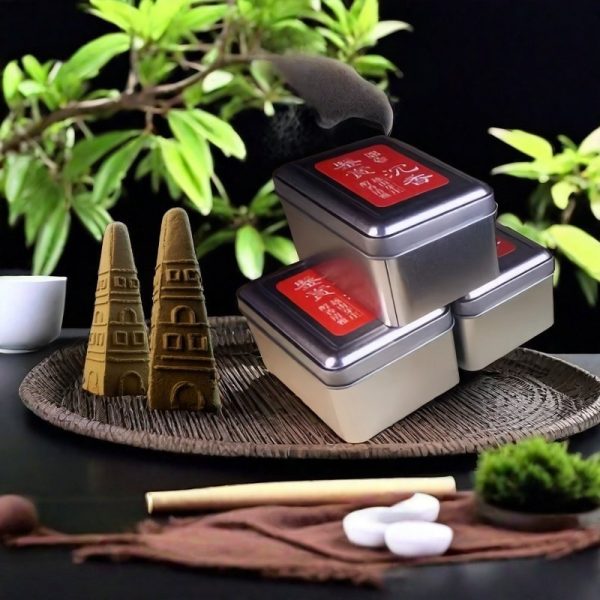 Handmade Vietnam Nha Trang Tower Shaped Agarwood Incense Cones
