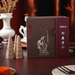 Indian Sandalwood Tower Shaped Handmade Backflow Incense Cones for Waterfall