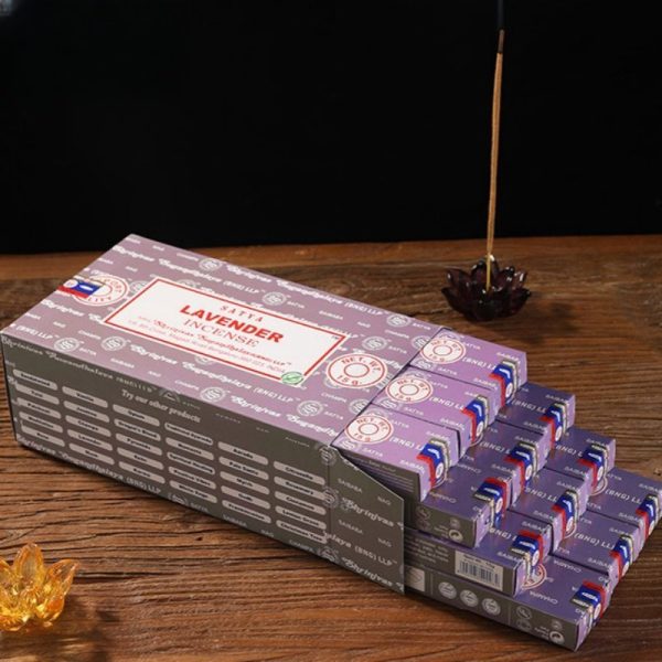 Natural-Lavender-Fragrance-Indian-Incense-Sticks-for-Home-2.jpg Natural Premium Hand Rolled Lavender Fragrance Indian Incense Sticks for Home Air Purifier