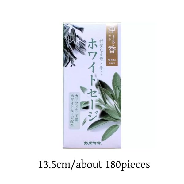 Nature White Sage Fragrance Japanese Burning Incense Sticks