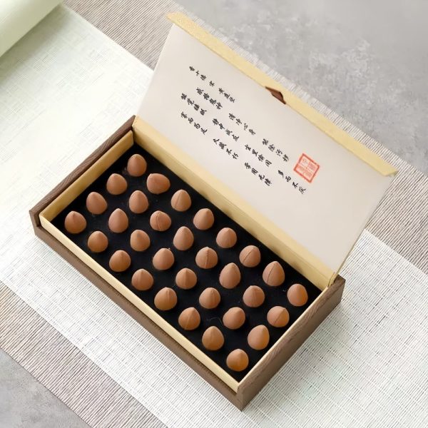 Premium Handmade Sandalwood Fragrance Backflow Incense Cones Box