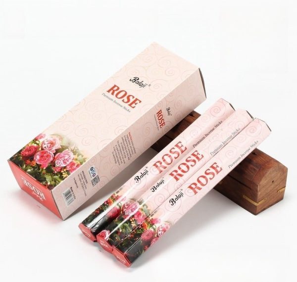 Premium Natural Rose Scented Incense Sticks for Home Fragrance From India