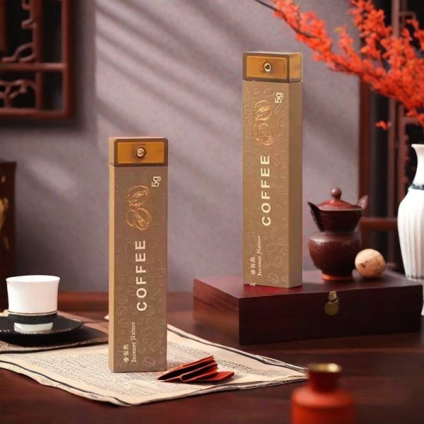 coffee-incense-handmade.jpg Portable Pocket-Sized 100% Pure Handmade Coffee Incense Sticks with Built-in Holder From China