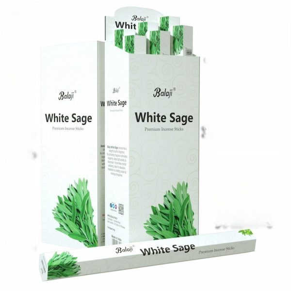 white-sage-2.jpg Good Smelling White Sage Fragrance Indian Stick Incense for Home