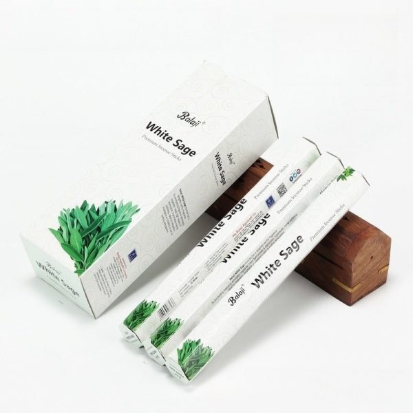 white-sage-3.jpg Good Smelling White Sage Fragrance Indian Stick Incense for Home